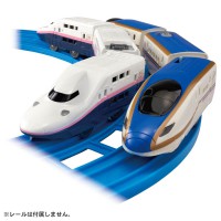 Plarail Set-E4 Shinkansen Max & E7 Joetsu Shinkansen