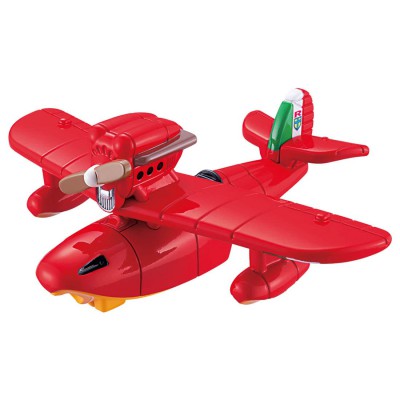 Dream Tomica-吉卜力工作室- SAVOIA S.21戰鬥機 (紅豬)