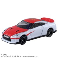 Plarail-Shinkalion CW Tomica Nissan GTR (E6 Komachi)