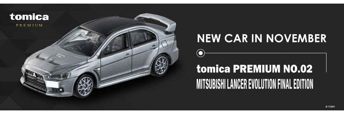 Tomica-Premium No. 02 Mitsubishi Lancer EVO Final