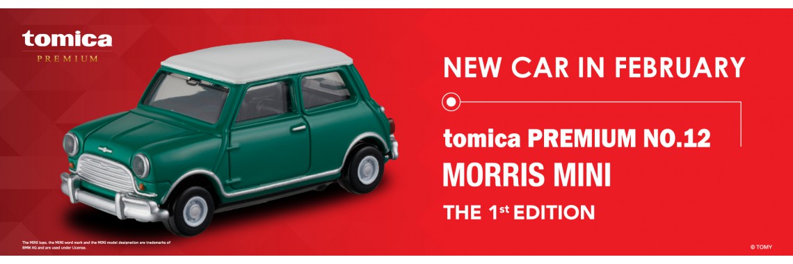 Tomica-Premium No.12 Morris Mini (1st)